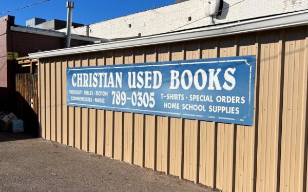 back of bookstore